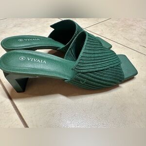 Vivaia Women's Stylish Green Sandals